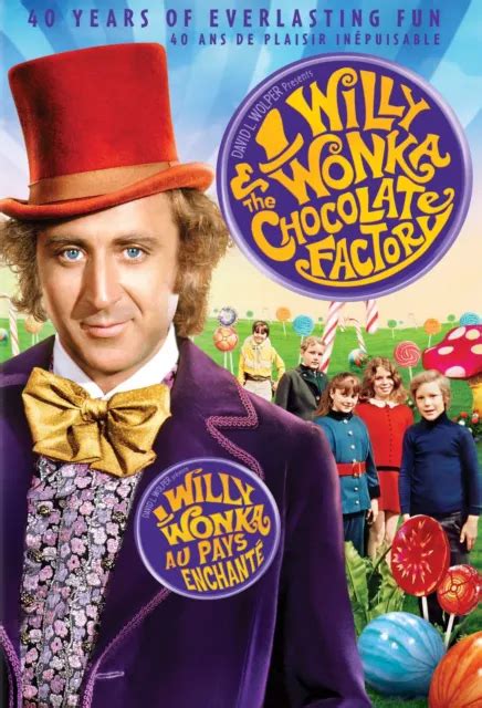 Willy Wonka The Chocolate Factory Dvd Years Of Everlasting Fun