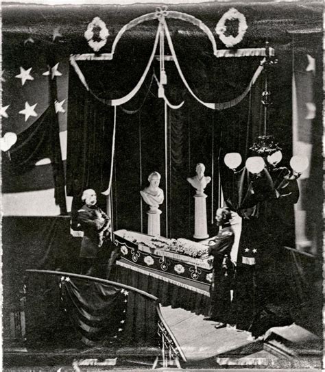 Only Known Photograph Showing Lincoln In His Coffin Abraham Lincoln