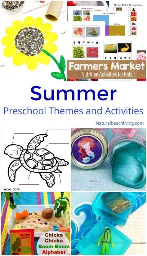 These August Preschool Themes With Lesson Plans And Activities Are Full