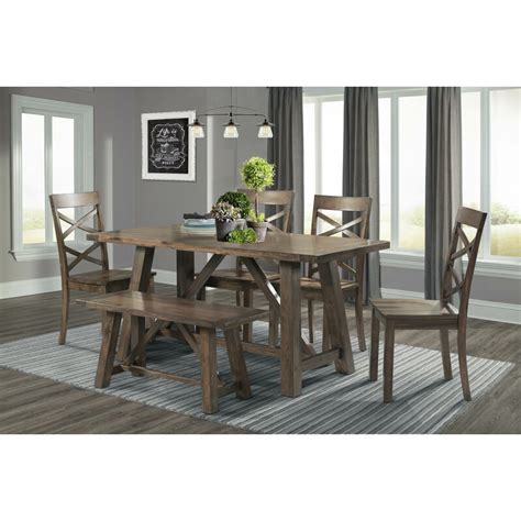 Solid wood sideboard solid wood dining table dining tables large table colorful chairs recycled wood table legs star shape wood and metal. Joss & Main Bailee 6 Piece Solid Wood Dining Set & Reviews ...