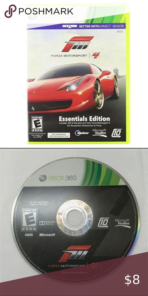 Xbox 360 Forza Motorsports 4 Essentials Edition Game Forza