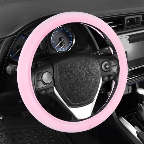 Bdk Ultra Soft Comfy Grip Leather Steering Wheel Cover Universal Size