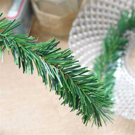 Christmas Tree Leaves Ornaments Diy Wreath Decor Staron New 55m