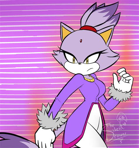 Commission Blaze The Cat By Thesilentdrawer On Newgrounds