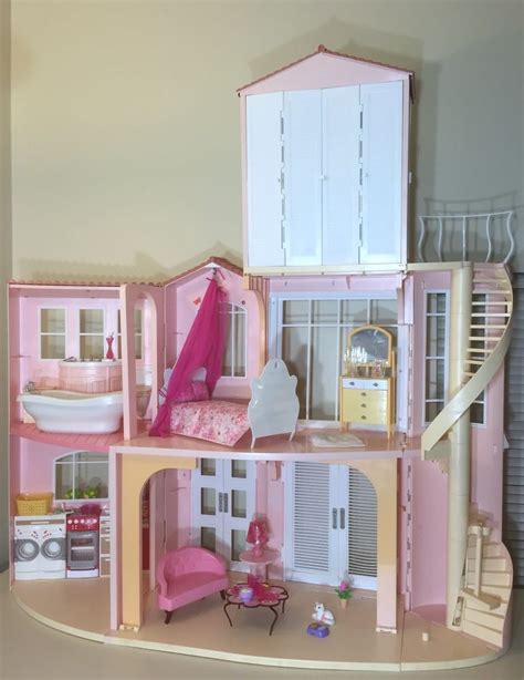 Mattel Barbie 2006 3 Story Dream Doll House Playset Vguc Sounds W