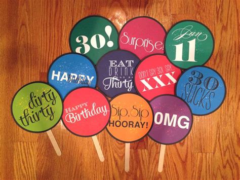 Surprise 30th Birthday Party Signs Designed And Crafted By