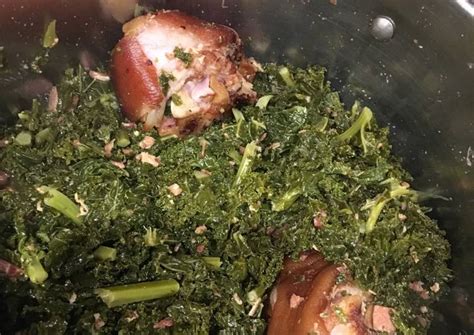 This can be oil of any sort, such as olive oil, canola oil, vegetable oil, (g). Southern Style Kale Greens Recipe by heather_p_lo - Cookpad