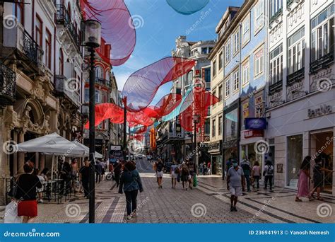Porto Cityscape Historic Downtown Portugal Travel Concept Editorial