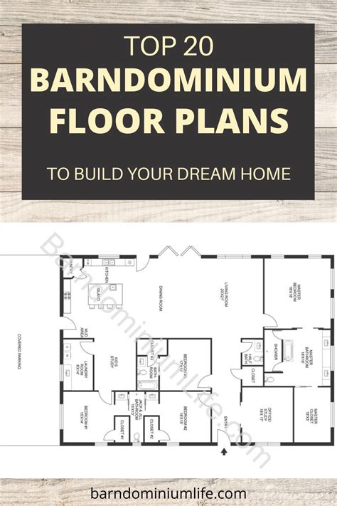 The Top 20 Barndominium Floor Plans To Build Your Dream Home With