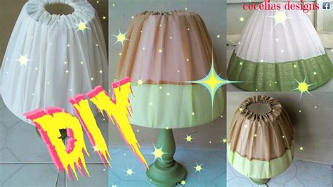 How To Make A Lampshade Cover Diy Tutorial Youtube