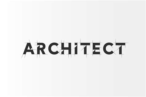 Architect Blueprint Font