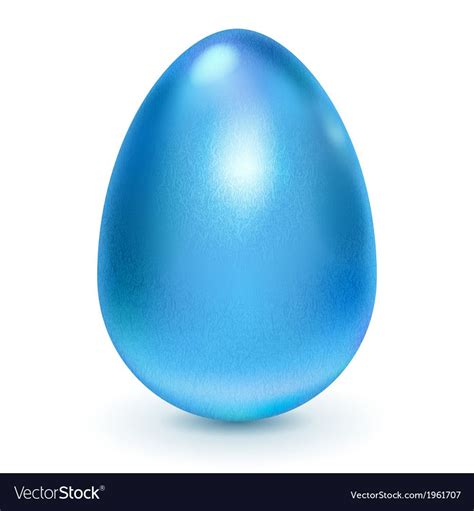 Blue Easter Egg Vector Image On Vectorstock Christmas Background