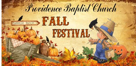 Providence Baptist Church Invites Everyone Out To Their Annual Fall
