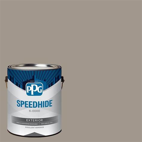 Speedhide 1 Gal Ppg1008 4 Gray By Me Satin Exterior Paint Ppg1008 4sx