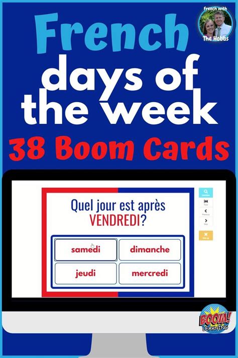 French Days of the Week [Video] in 2021 | Higher order thinking skills ...