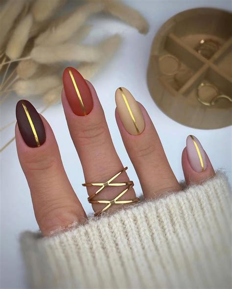 50 Prettiest Fall Nail Designs And Ideas To Try In 2022 May The Ray Fall Gel Nails Fall