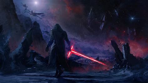 1920x1080 Kylo Ren Star Wars Art Laptop Full HD 1080P HD 4k Wallpapers
