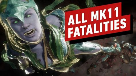 Mortal Kombat 11 All Fatalities And Fatal Blows 1080 60 Fps Youtube