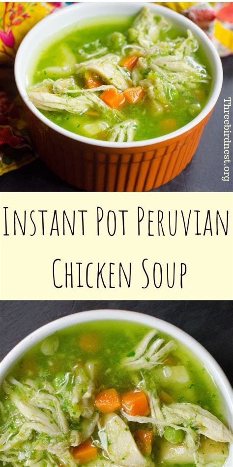 Create the wet spice rub. Instant Pot Peruvian Chicken Soup | Peruvian chicken ...