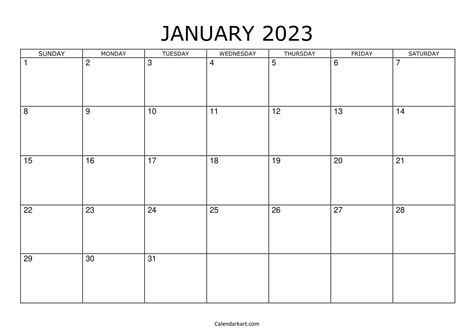 Blank October Calendar 2023 Printable Calendar 2023