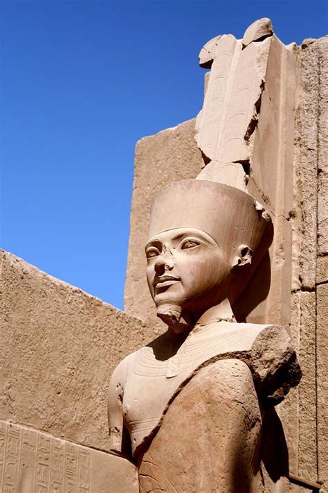 Statue Of Amun Ra At Karnak Temple Luxor European History Ancient History Art History