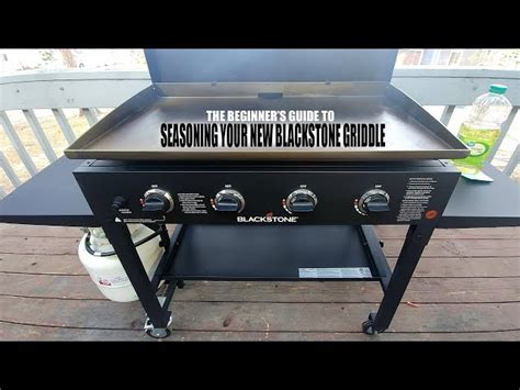 Seasoning Your New Blackstone Griddle 101
