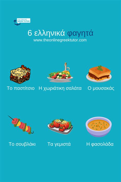 6 Greek Food In 2021 Learn Greek Greek Language Learning Greek