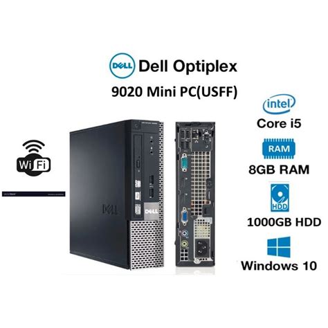 Dell Optiplex 9020 Micro Pc Intel Core I5 4th Gen 8gb Ram1tb Hdd