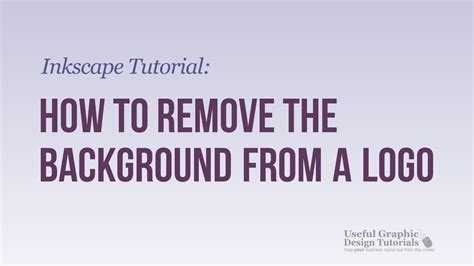If you prefer a more convenient way to remove logo background free, one of the best options you can have is to edit it directly with your mobile phone. How to remove the background from a Logo - Inkscape ...