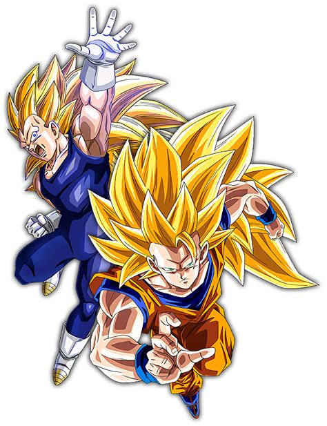 Image Ssj3 Goku And Vegetapng Dragon Ball Z Dokkan Battle Wikia
