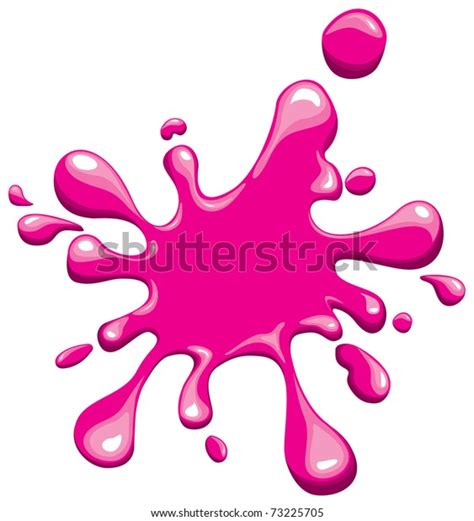 Pink Splash Stock Vector Royalty Free 73225705