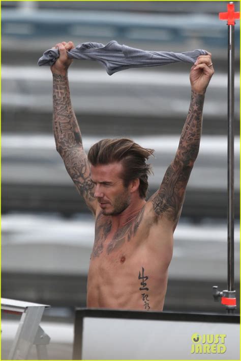 David Beckham Shows Underwear Goes Shirtless For Handm Photo 2963914