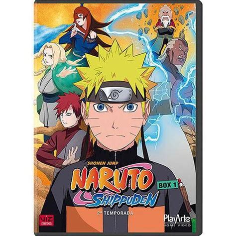 Dvd Naruto Shippuden 2ª Temporada Box 1 5 Discos Playarte No Magalu
