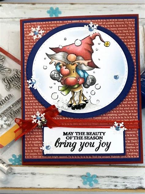 Our printable and ecard christmas cards make card sending an affordable tradition. Gnome Christmas Cards, Handmade greeting card, Handmade gnome Holiday card, Greeting Card,gnome ...