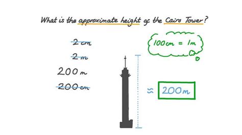 Lesson Estimating Length Metric Units Nagwa