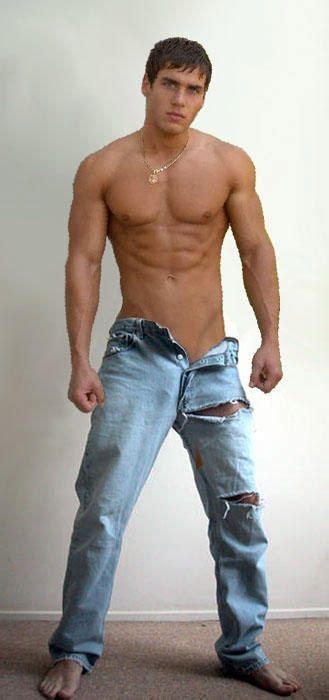 Supersexy Jeans Hanging Off A Ripped Body