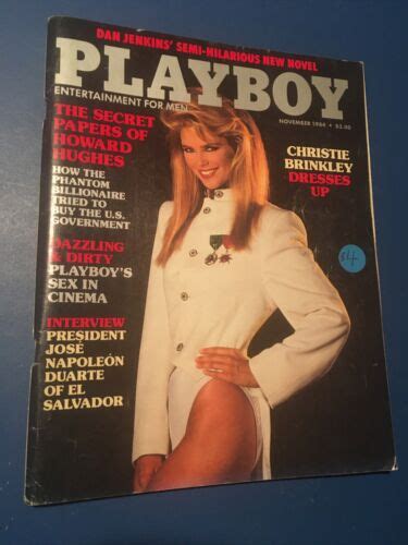 Mavin Playboy Magazine November Christie Brinkley Roberta Vasquez
