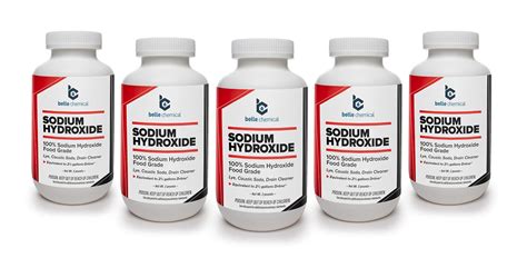 Sodium Hydroxide Pure Food Grade Lye Caustic Soda 10 Pounds