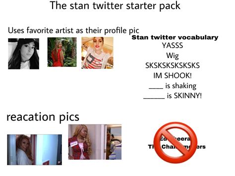 Stan Twitter Starter Pack X Post Rstarterpacks Rpopheadscirclejerk