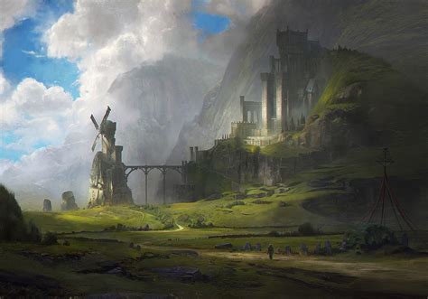 Portfolio Fantasy Landscape Fantasy Castle Fantasy Concept Art