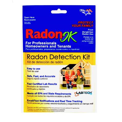 Labtech Radon Detection Test Kit Lt5110 The Home Depot