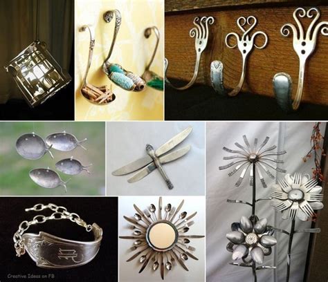 How To Use Old Forks And Spoons Silverware Art Silverware Crafts Crafts