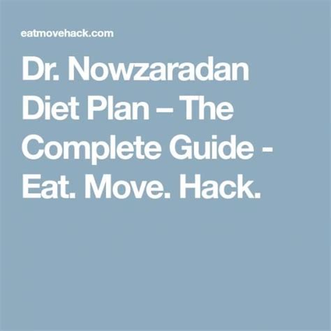 Dr Nowzaradan Diet Plan The Complete Guide Eat Move Hack