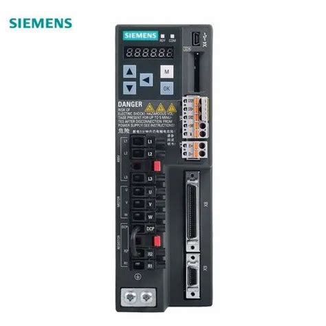 Siemens V90 Servo Drive 6sl3210 5fe10 4ua0 Vfd 040 Kw 380 480 V