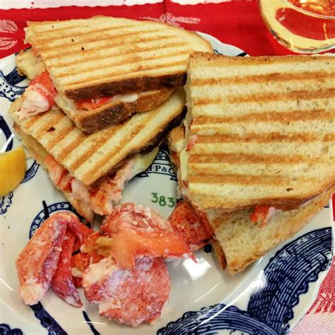 The Ultimate Lobster Grilled Cheese Panini Sandwich