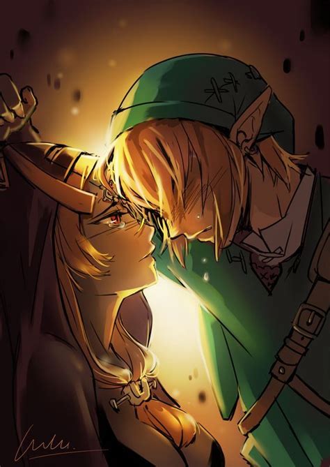 Midna And Link The Legend Of Zelda Twilight Princess Artwork By Lulu
