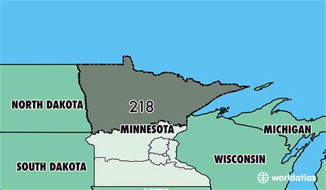 Where Is Area Code 218 Map Of Area Code 218 Duluth Mn Area Code