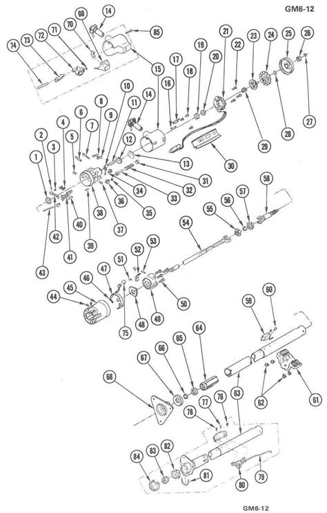 Chevy Tilt Steering Column Diagram
