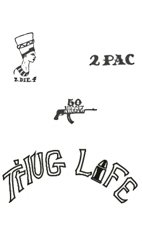 2pac Thug Life Wallpaper Ideias De Tatuagens Tatuagem De Hip Hop