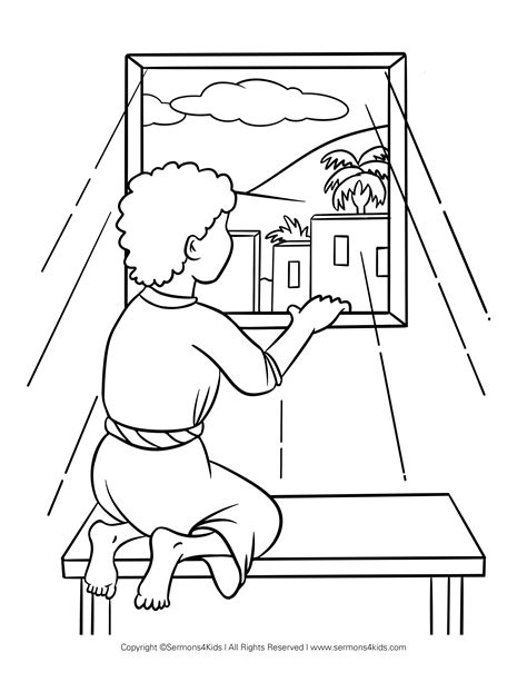 The Calling Of Jeremiah Coloring Page Sermons4kids